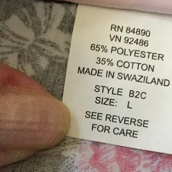 American Sweetheart Size L Black w/hot pink blouse - Picture 5 of 7